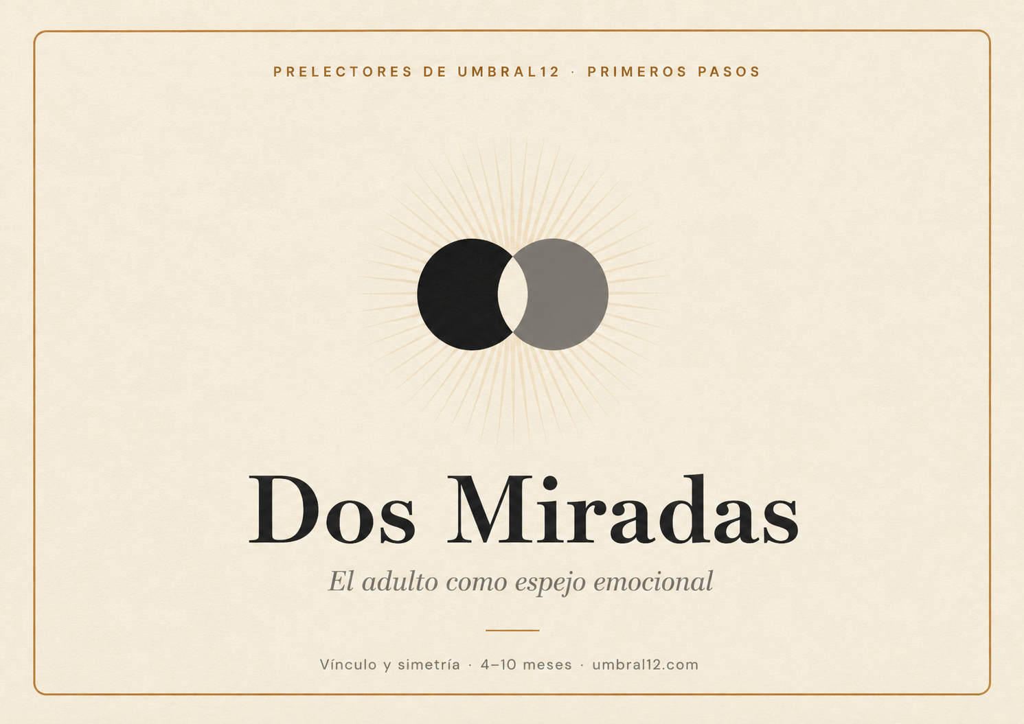 Portada de Dos Miradas