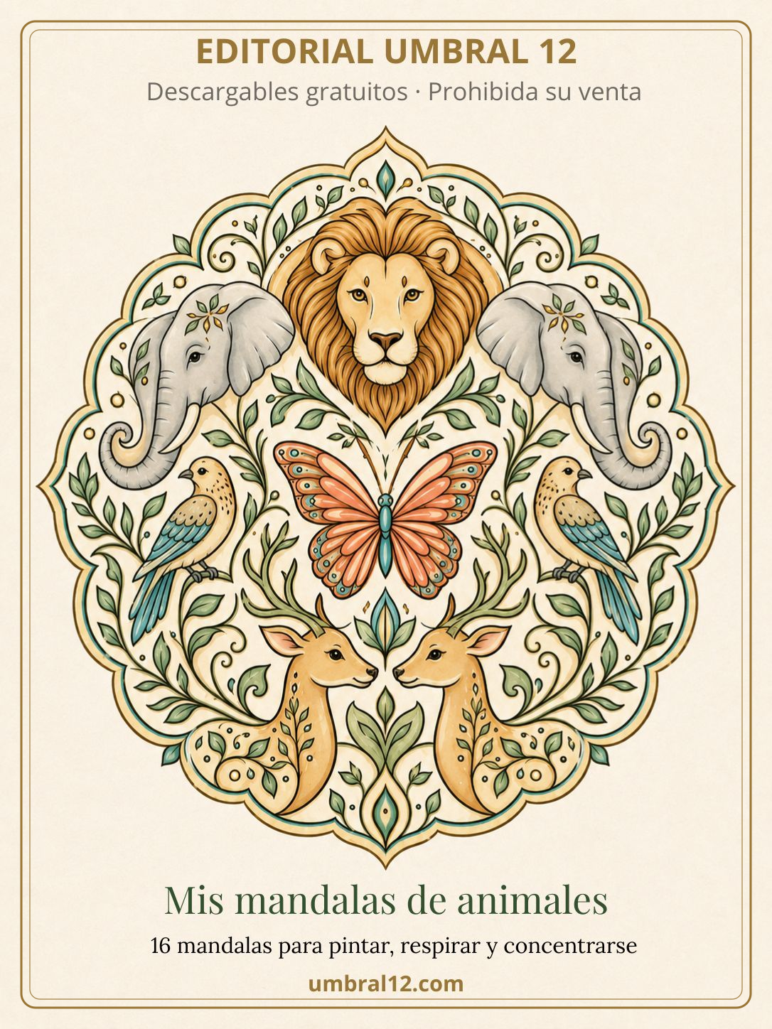 Portada de Mis mandalas de animales