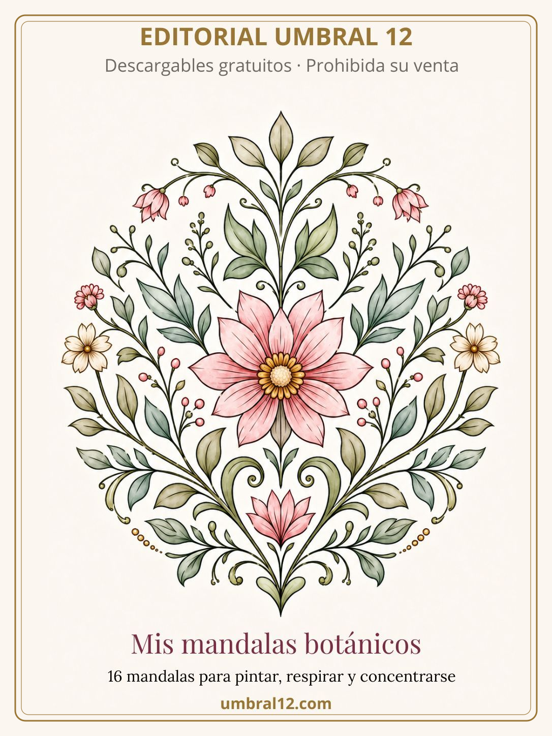 Portada de Mis mandalas botánicos