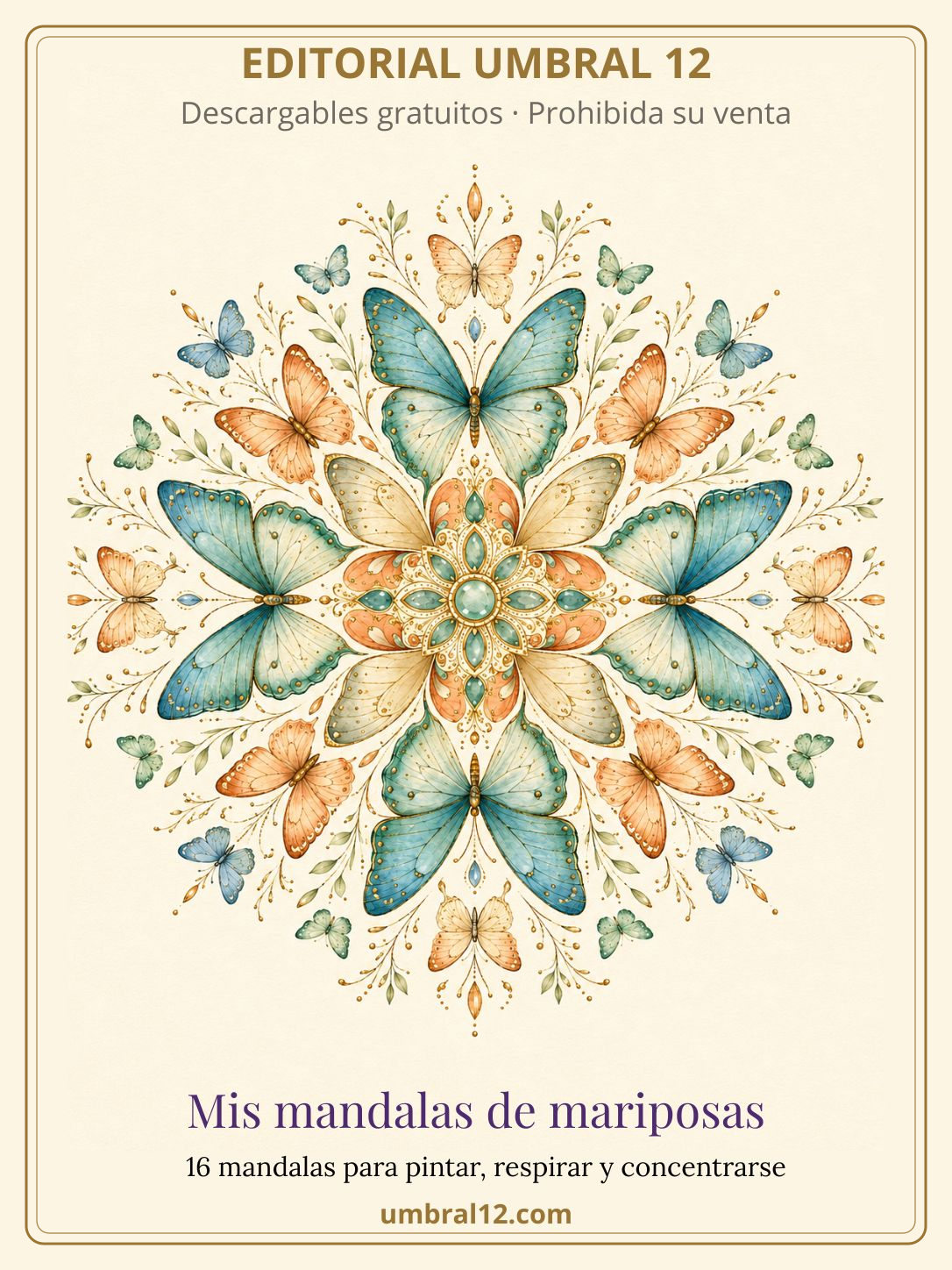 Portada de Mis mandalas de mariposas