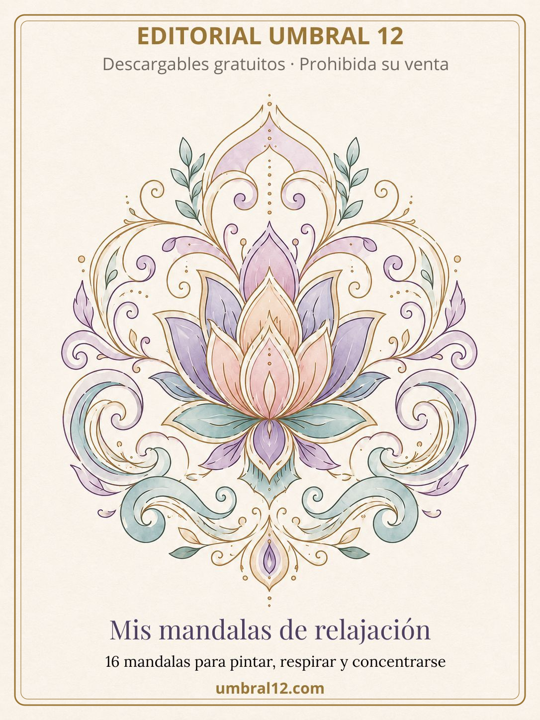 Portada de Mis mandalas de relajación